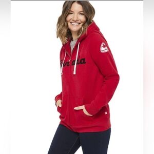 CANADIANA Women's Full-Zip Fleece Hoodie